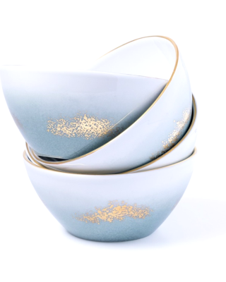 Blue pattern porcelain bowls