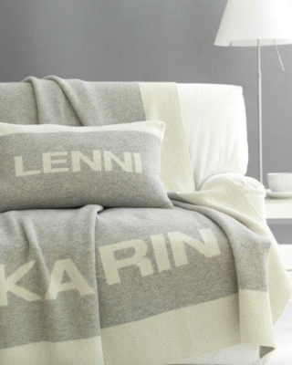 branded luxury throw and blanket