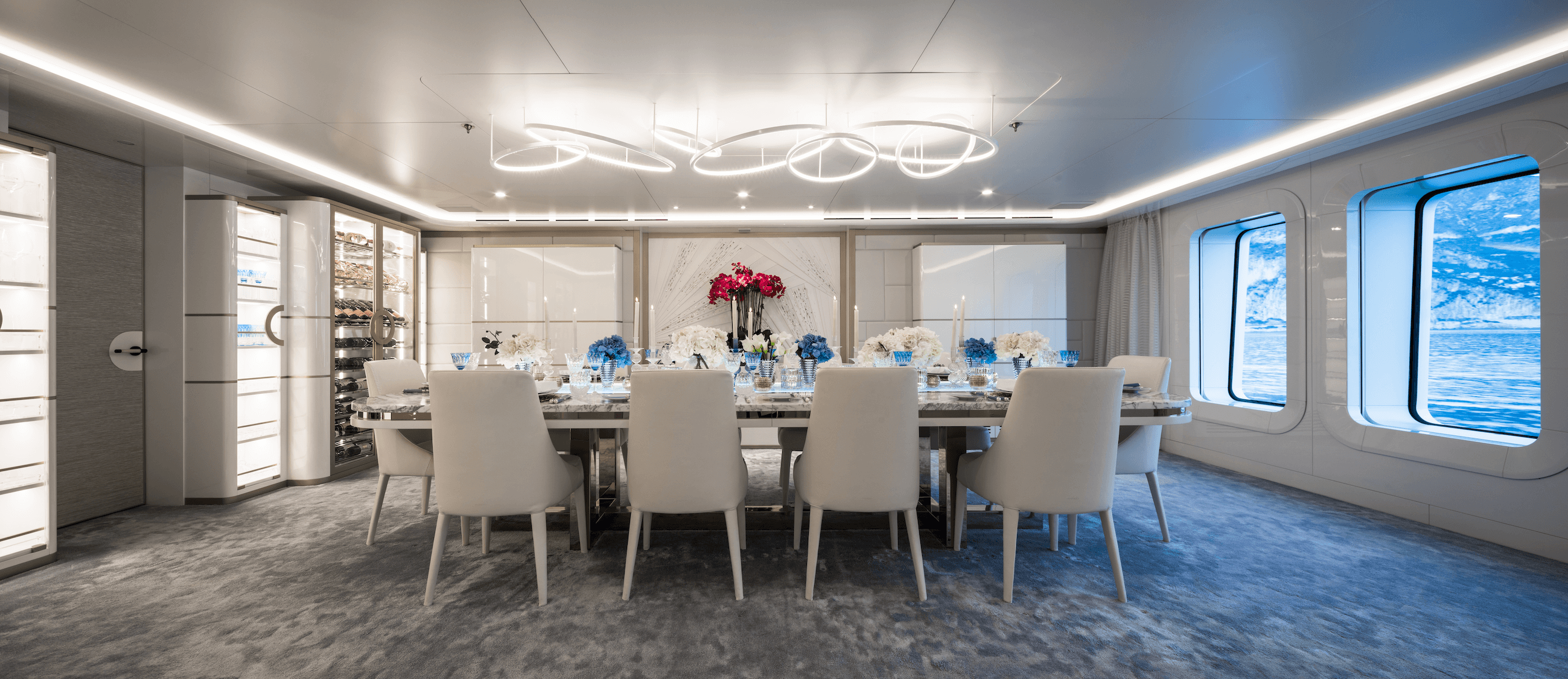 Coral Ocean Superyacht Table Setting